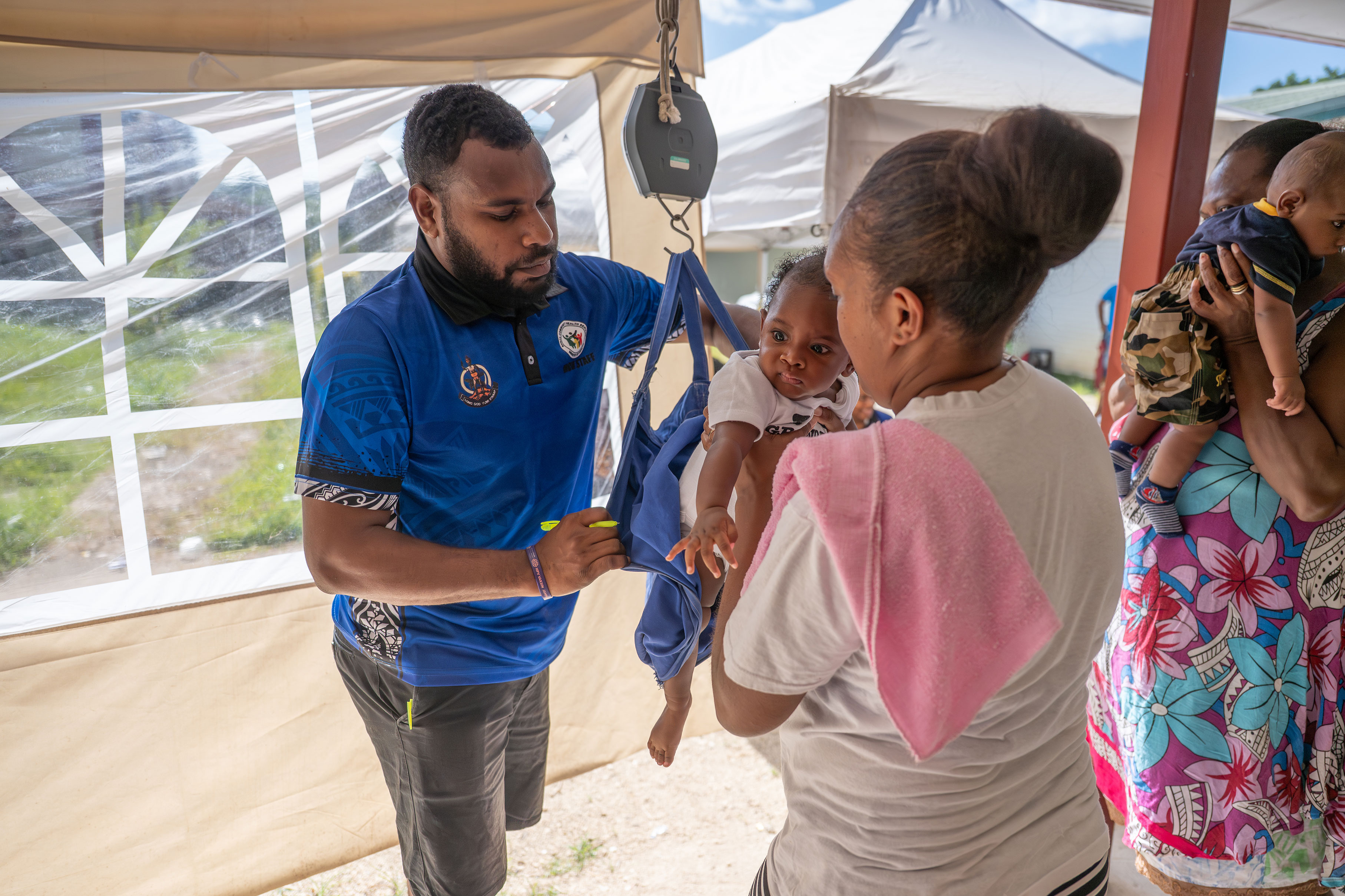 Vanuatu Baby Weighing