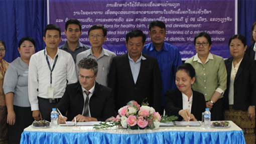 Integrated solutions for healthy birth, growth, and development in Lao PDR 